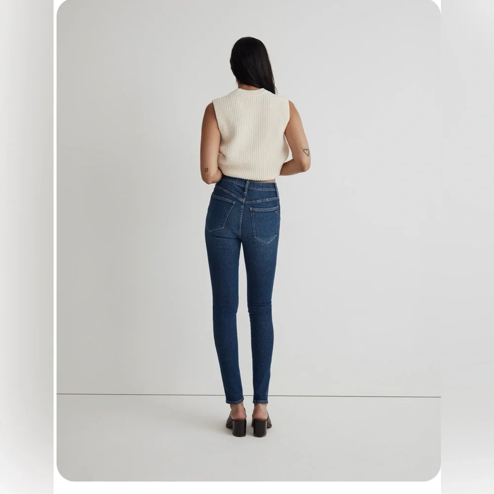 Madewell jeans size 26 authentic 10” high-rise denim blue skinny‎ jeans 💙